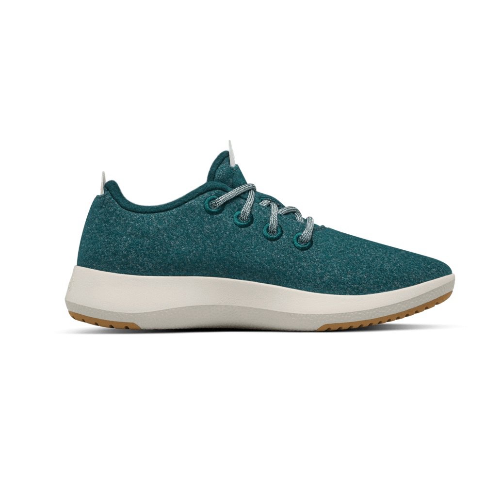 Allbirds Men\'s Wool Runner Mizzles - Sneakers Green - EOI049278